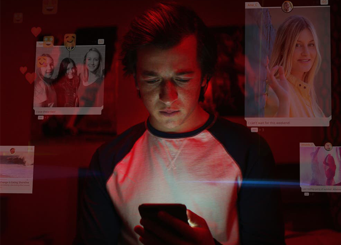 a screenshot of the popular netflix docuseries the social dilemma