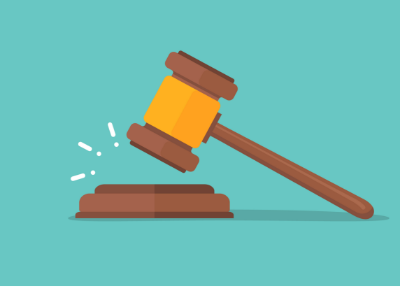 illustration of hammer and gavel