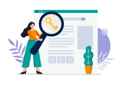 Keyword finding illustration