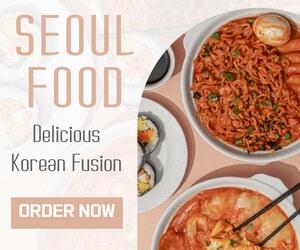 Seol Food - Order Now Display Ad version 2