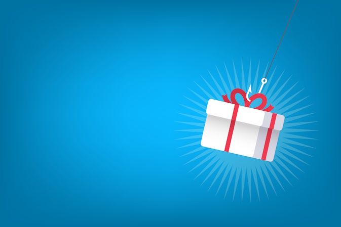 gift spam illustration